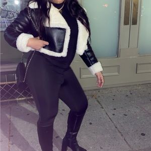 Double Sided Short Lambswool Coat